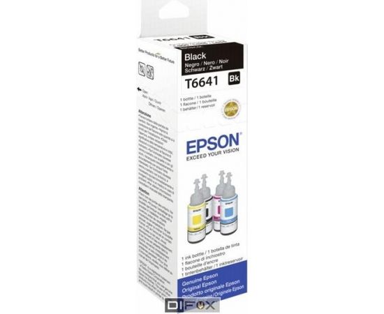 Epson ink black T 664 70 ml       T 6641