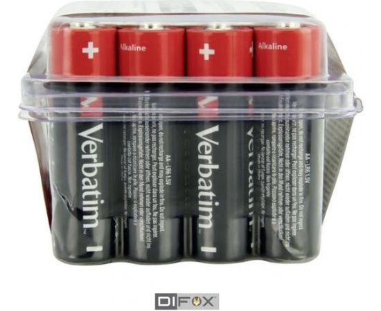 1x24 Verbatim Alkaline battery Mignon AA LR6      49505