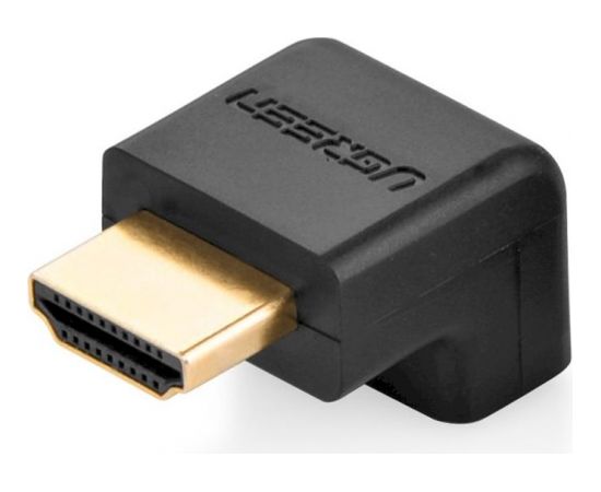 Fusion Универсальный Адаптер HDMI -> HDMI (90 down) Черный