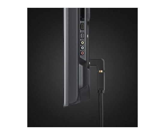 Fusion Universāls Adapteris HDMI -> HDMI (90 down) Melns (Ir veikalā)