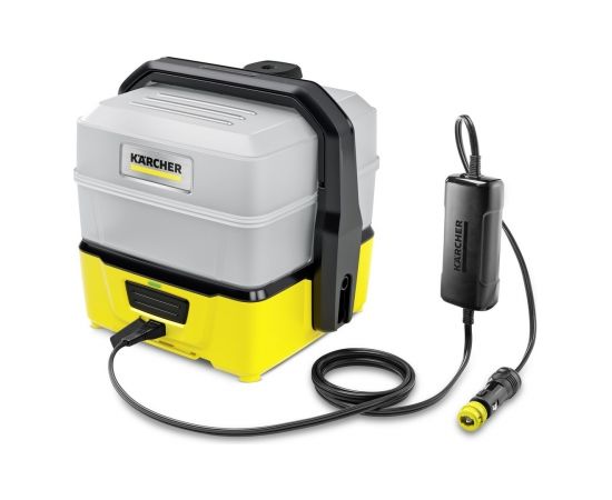 Karcher OC3 Plus Car Mobils Kärcher spiediena mazgātājs ar litija jonu akumulatoru un 7 litru ūdens tvertni. Мойки высокого давления