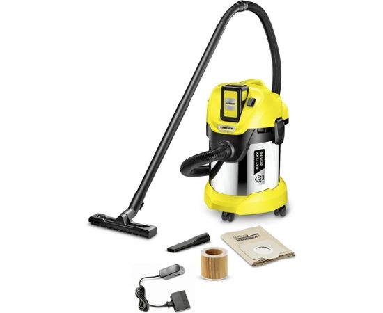 Karcher WD 3 Battery Premium multifunkcionālais putekļu sūcējs ar akumulatora bateriju