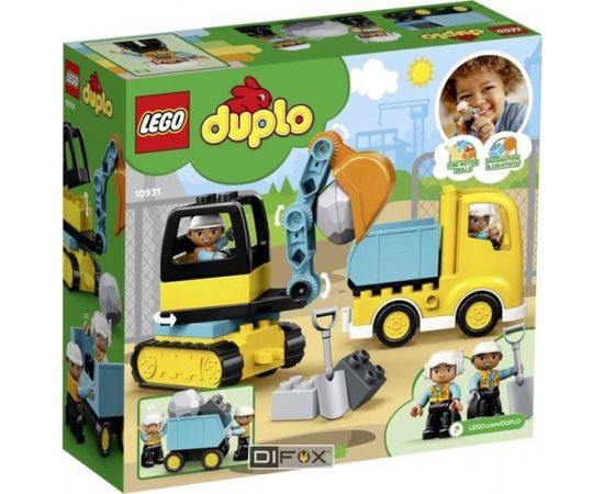 LEGO Duplo 10931 Truck & Tracked Excavator