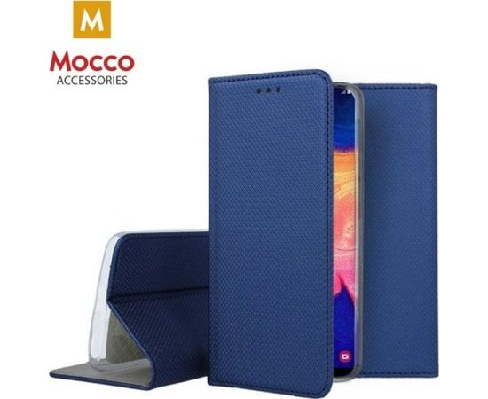 Mocco Smart Magnet Book Case Grāmatveida Maks Telefonam Samsung Galaxy A42 5G Zils