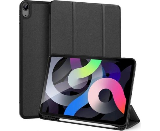 Dux Ducis Domo Magnet Case grāmatveida maks planšetdatoram Apple iPad Air 4 10.9" melns