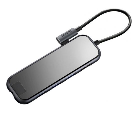 Baseus CAHUB-DZ0G 6 in 1 Приставка для MacBook / HDMI / 3 x USB 3.0 / USB-C / RJ45