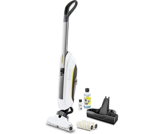 Karcher FC 5 Cordless Premium (white) grīdas tīrītāja Premium ar 500 ml universālo tīrīšanas līdzekli