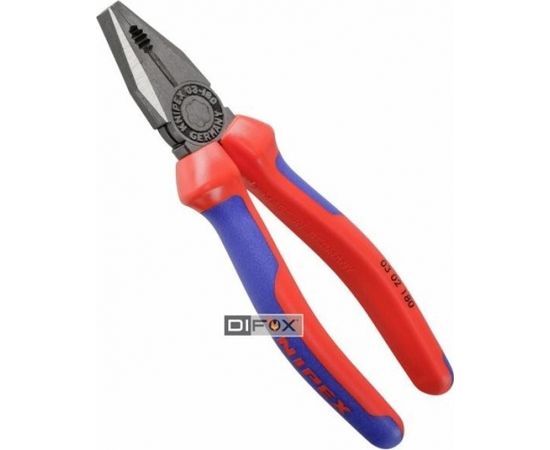 KNIPEX Combination Pliers black atramentized polished 180 mm