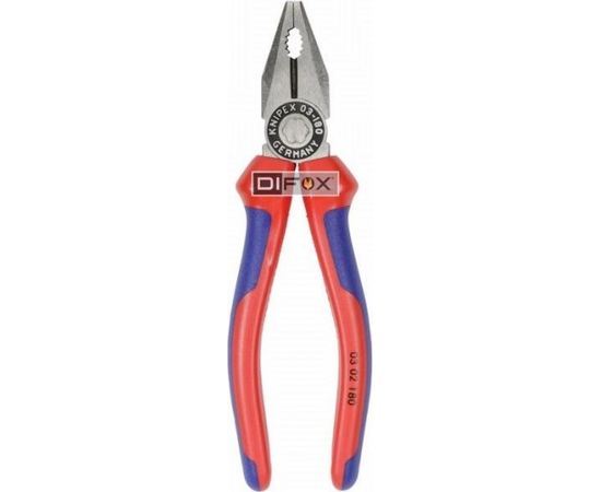 KNIPEX Combination Pliers black atramentized polished 180 mm