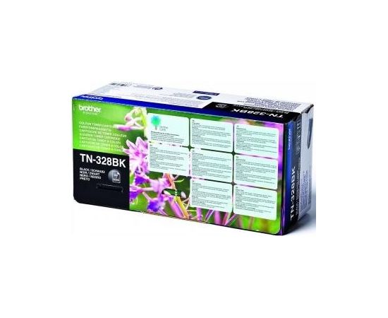 BROTHER TN-328BK TONER S.HIGH BLK 6000P