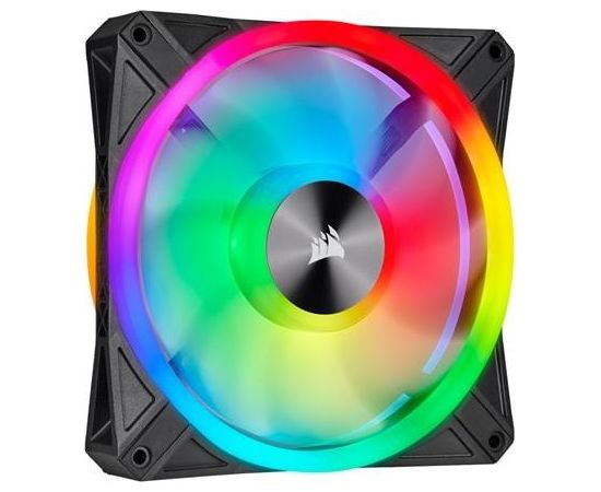 Corsair QL Series, QL140 RGB, 140mm RGB LED Fan, Single Pack Korpusu dzesēšana
