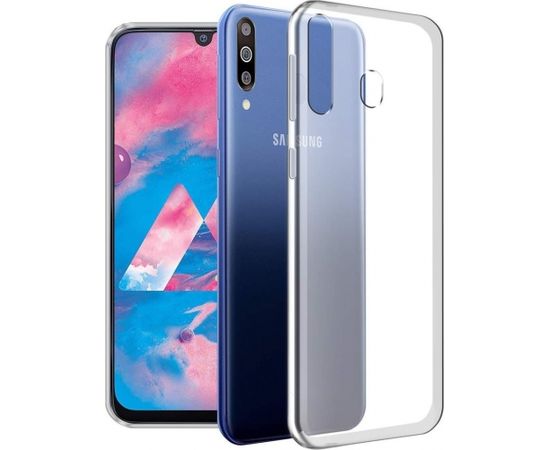 Mocco Ultra Back Case 1 mm Aizmugurējais Silikona Apvalks Priekš Samsung Galaxy A20s Caurspīdīgs