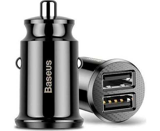 Baseus CCALL-ML01 Auto Lādētājs 2 x USB 3.1A Melns