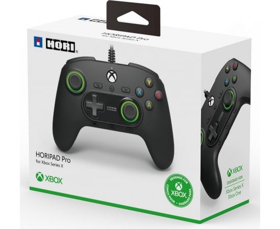 HORI Horipad Pro Wired Controller - Black (Xbox Series X, Xbox One, PC)