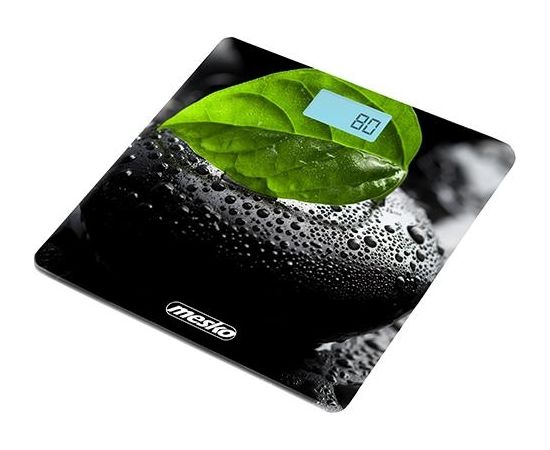 Mesko Bathroom scales MS 8149 Maximum weight (capacity) 150 kg, Accuracy 100 g, Black/ green