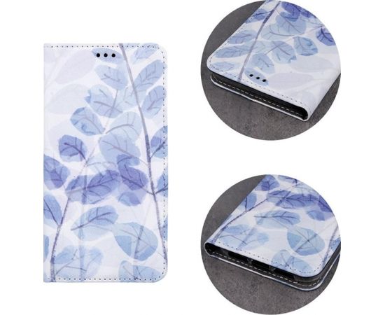 Mocco Smart Trendy case Frozen Leaves 3 Grāmatveida Maks Telefonam Samsung Galaxy A20s