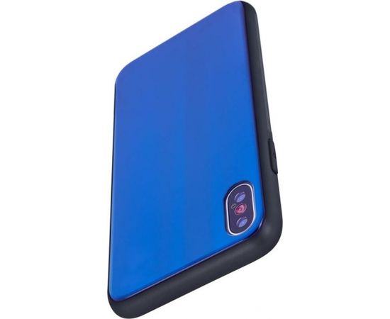 Mocco Aurora Glass Силиконовый чехол для Samsung Galaxy S21 Синий