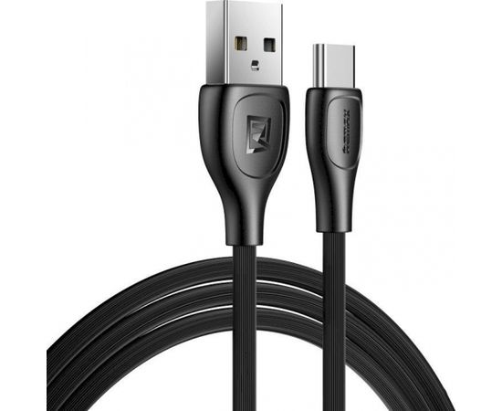 Remax lesu pro USB / USB-C провод для зарядки и данных 2.1A 480 Mbps 1m черный