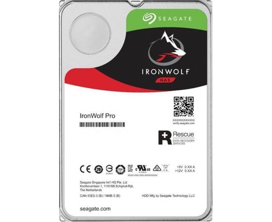 SEAGATE IronWolf Pro 12TB SATA 3.0 7200rpm 3.5" HDD