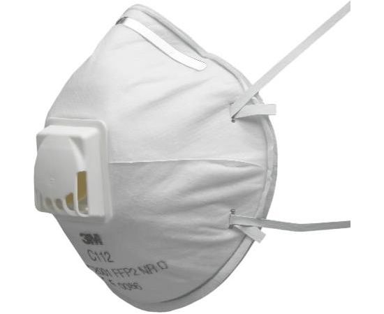 Respirators ar vārstu C 112 FFP2 NRD, 3M