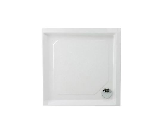PAA dušas vanniņa Classic, 800x800 mm, ar paneli, balta