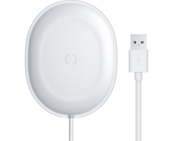 Baseus Jelly WXGD-02 Bezvadu Ātrs Lādētājs Mobilajam Ierīcēm 9V / 2A / 10W Balts Bezvadu telefonu lādētāji