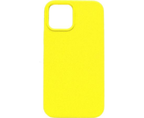 Evelatus Apple iPhone 12/12 Pro Soft Case with bottom Lemon Yellow