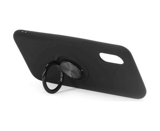 Fusion ring силиконовый чехол с магнитом для Apple iPhone 12 Pro Max черный