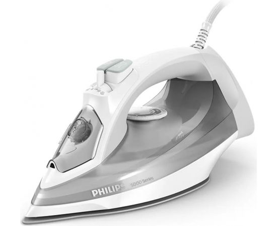 PHILIPS 5000 sērijas Tvaika gludeklis, 2400W (balts/pelēks) - DST5010/10