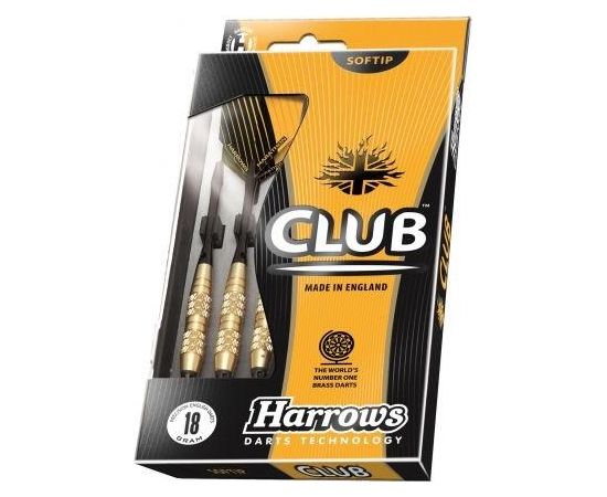 Дротики Softip HARROWS CLUB BRASS 3x16gK