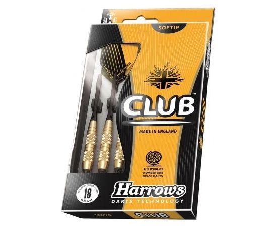 Дротики Softip HARROWS CLUB BRASS 7219 3x18gK