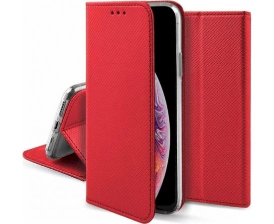 Fusion magnet grāmatveida maks Samsung A726 Galaxy A72 sarkans