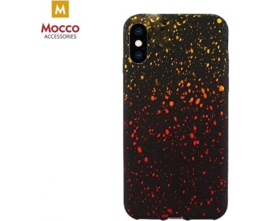 Mocco SKY Matēts Silikona Apvalks Priekš Apple iPhone XS Max Dzeltens-Oranžs