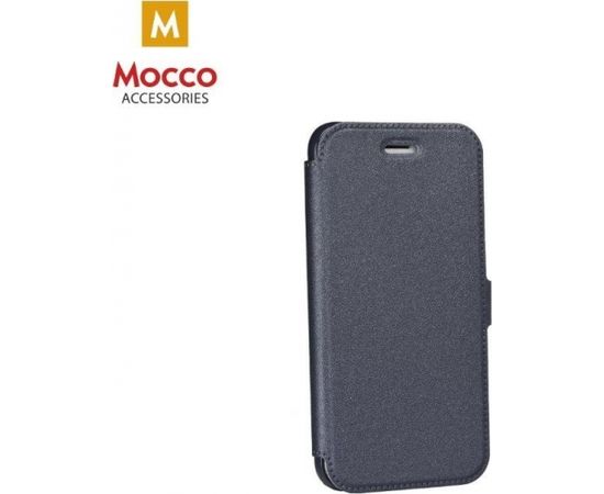 Mocco Shine Book Case Grāmatveida Maks Telefonam Sony Xperia E5 Melns