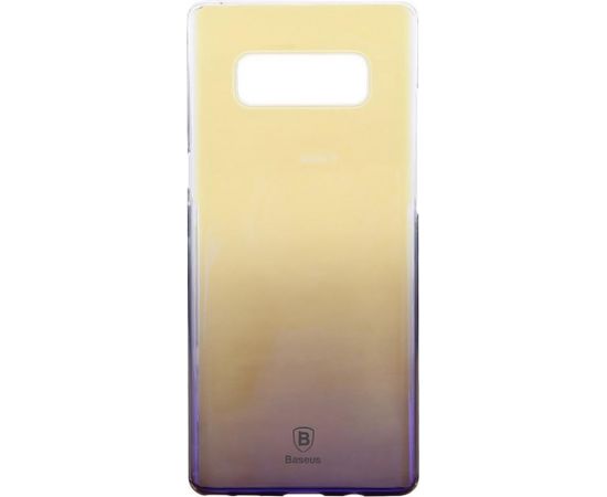 Baseus Glaze Case Прочный Силиконовый чехол для Samsung G955 Galaxy S8 Plus Прозрачный - Фиолетовый