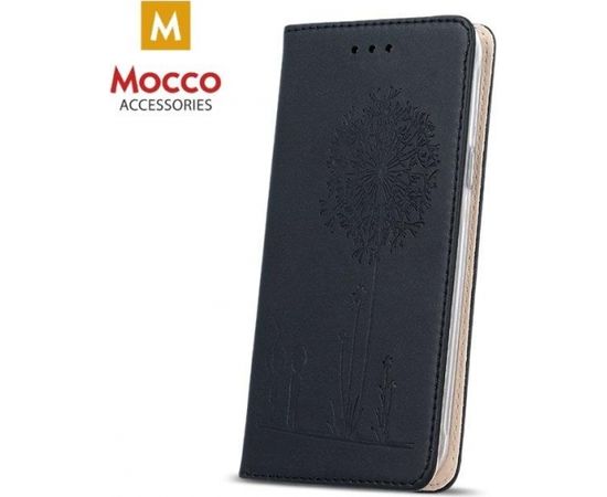 Mocco Stamp Love Magnet Book Case Grāmatveida Maks Apple iPhone 6 / 6S Melns