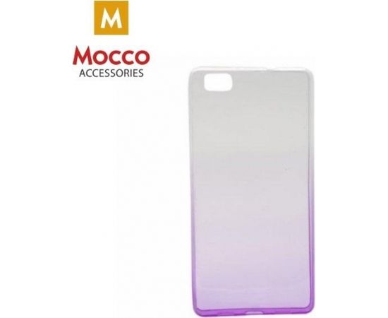 Mocco Gradient Back Case Silikona Apvalks Ar Krāsu Gradientu Priekš Samsung J330 Galaxy J3 (2017) Caurspīdīgs - Lillā