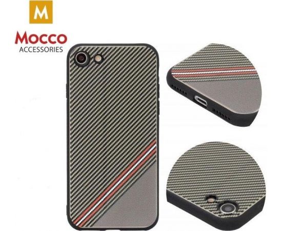 Mocco Trendy Grid And Stripes Silikona Apvalks Priekš Apple iPhone X / XS Brūns (Pattern 1)