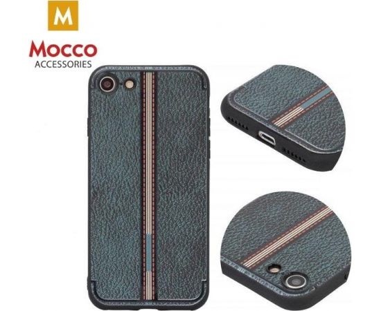 Mocco Trendy Grid And Stripes Silikona Apvalks Priekš Apple iPhone X / XS Melns (Pattern 3)