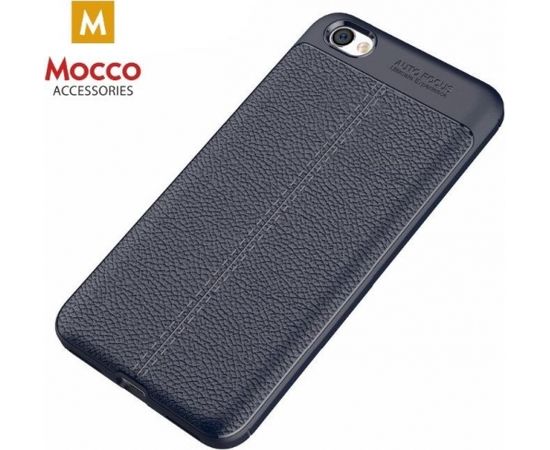 Mocco Litchi Pattern Back Case Aizmugurējais Silikona Apvalks Priekš Samsung J530 Galaxy J5 (2017) Zils