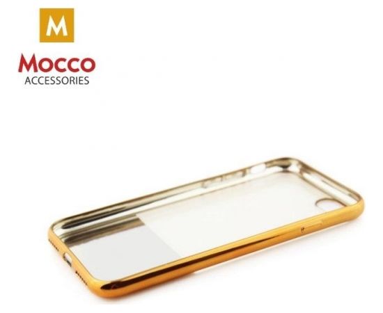 Mocco ElectroPlate Half Aizmugurējais Silikona Apvalks Priekš Samsung J330 Galaxy J3 (2017) Zeltains