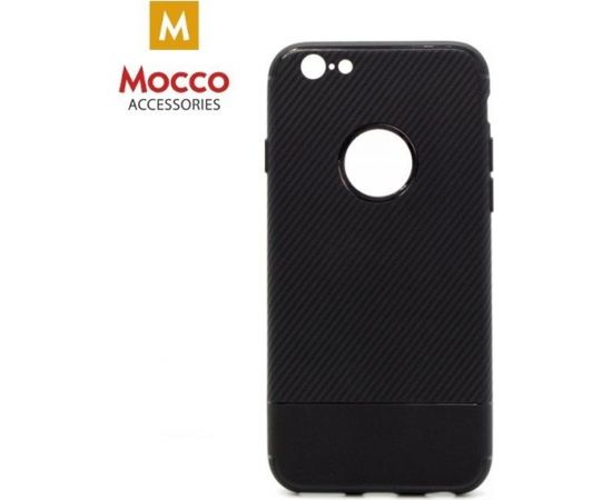 Mocco Carbonic Back Case Silikona Apvalks Priekš Samsung J730 Galaxy J7 (2017) Melns