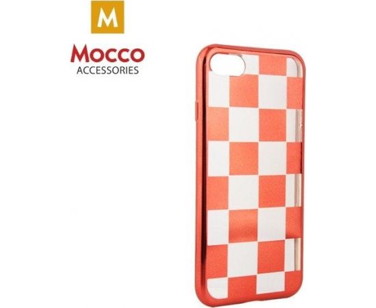 Mocco ElectroPlate Chess Aizmugurējais Silikona Apvalks Priekš Samsung G930 Galaxy S7 Sarkans