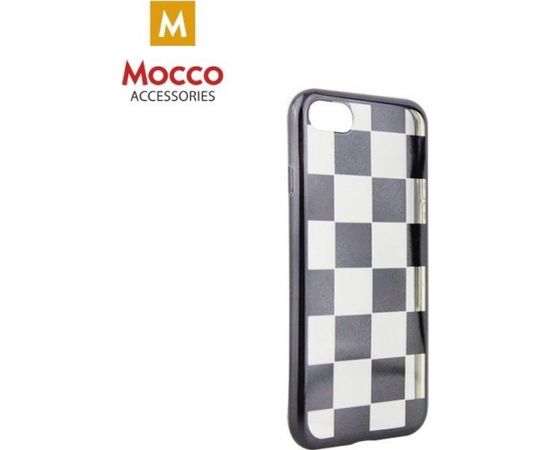 Mocco ElectroPlate Chess Aizmugurējais Silikona Apvalks Priekš  Samsung G950 Galaxy S8 Melns