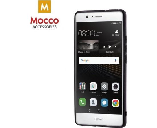 Mocco Ultra Slim Soft Matte 0.3 mm Matēts Silikona Apvalks Priekš Huawei P20 Melns