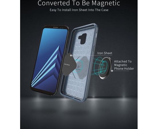 Dux Ducis Mojo Case Premium Izturīgs Silikona Aizsargapvalks Priekš Samsung J400 Galaxy J4 (2018) Melns