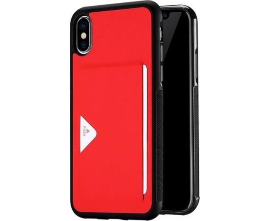 Dux Ducis Pocard Series Premium Izturīgs Silikona Aizsargapvalks Priekš Samsung J730 Galaxy J7 (2017) Sarkans