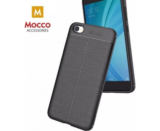 Mocco Litchi Pattern Back Case Aizmugurējais Silikona Apvalks Priekš Apple iPhone X / XS Zils