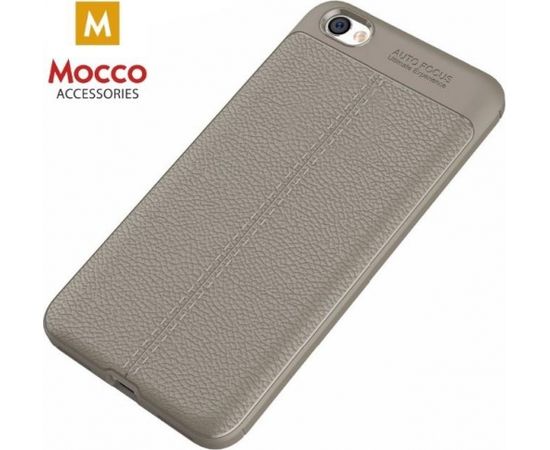 Mocco Litchi Pattern Back Case Aizmugurējais Silikona Apvalks Priekš Apple iPhone X Pelēks
