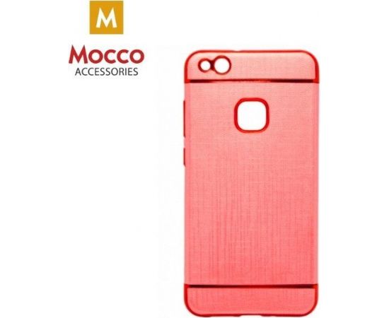 Mocco Exclusive Crown Силиконовый чехол с золотыми рамками для Apple iPhone 8 Красный